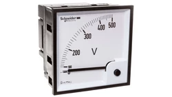 Woltomierz 1-fazowy analogowy 0-500V pulpitowy 96x96mm kl.1,5 VLT 16075