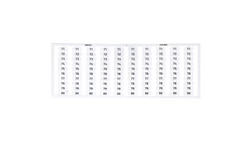 Oznaczniki WSB 10x 71-80 biały 249-603 /5szt./