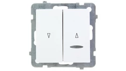 AS Łącznik żaluzjowy z podświetleniem biały ŁP-7GS/m/00