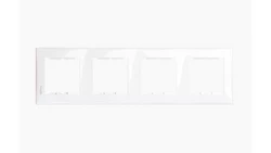 Sedna Ramka poczwórna biała pionowa SDN5802021