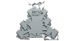 Złączka szynowa 3-piętrowa 2,5mm2 L szara 2002-3238 TOPJOBS /50szt./