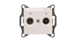 Sedna Gniazdo antenowe RD/TV końcowe białe SDN3301621