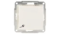 Sedna Gniazdo bryzgoszczelne pojedyncze z/u 16A IP44 z klapką kremowe SDN2800323