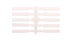 Oznacznik elastyczny do złączek szynowych EO3 /bez nadruku/ 20x10szt. 003901750