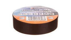 Taśma izolacyjna 15mm x 10m PVC brązowa F61517 /10szt./
