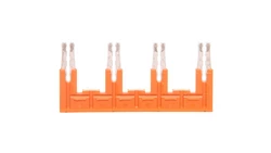 Mostek 1-3-5-7 z izolacją 30A pomarańczowy 282-437/011-000 /10szt./