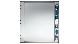 Drzwi do szafki IKA 2x12 transparentne DOOR-2/24-T-IKA 174183