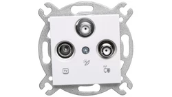 Karre Gniazdo Tv-2xsat, Kolor Biały / 90963653