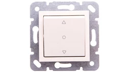 Karre Łącznik Żaluzjowy 1-Przyciskowy, Kolor Krem / 90967272