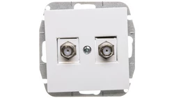 Sentia Gniazdo antenowe 2xTV typ F-F 1487-10
