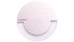 Oprawa przyschodowa LED okrągła SOLA LED WW 0.8W 12 DC 13lm kl.III IP20 barwa ciepła 3000K stal nierdzewna 23100