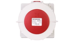 Gniazdo tablicowe skośne 63A 5p 6h 400V IP67 zaciski śrubowe MEN209A