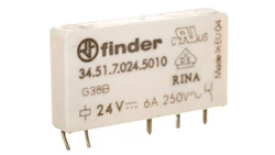 Przekaźnik 1P 6A 24V DC styk AgNi+Au 34.51.7.024.5010