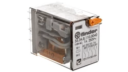 Przekaźnik przemysłowy 4P 7A 110V AC przycisk testujący mechaniczny wskaźnik zadziałania 55.34.8.110.0040