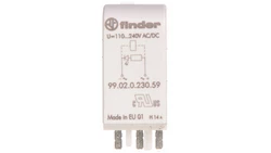 Moduł sygnalizacyjny LED zielony 110-240V AC/DC 99.02.0.230.59