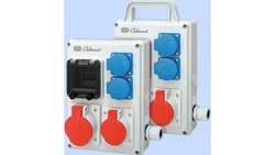 Rozdzielnica stacjonarna 2x32A 3P+N+Z 400V, 2x16A 2P+Z 250V RPK-2 940055