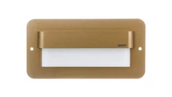 Oprawa przyschodowa SALSA MAX LED Light 10 V DC 1,6 W IP 66 3000 K mosiądz mat