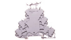 Złączka 3-piętrowa 2,5mm2 ekran/N/L szara TOPJOBS 2002-3248 /50szt./