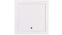 Maskownica komorowa PCV 400x400mm biała MKOM36
