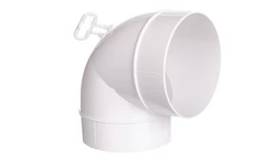 Kolano kanału okrągłego 90 stopni fi 100 KO100-23/90