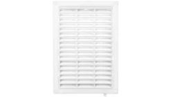 Kratka wentylacyjna 128x197mm biała żaluzja+sznurek T59