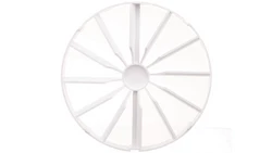 Zawór zwrotny wentylatora fi 150 biały ZZ150