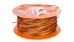 Przewód instalacyjny X07V-K 1,5 pomarańczowy/czarny 4522381S /150m/