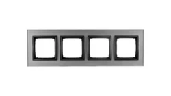 Simon 54 Nature Ramka poczwórna szkło BURZOWA CHMURA DRN4/72