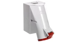 Gniazdo naścienne 2-częściowe 32A 4p 6h 400V IP44 zaciski śrubowe MEN1425