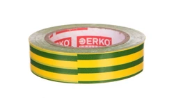 Taśma izolacyjna 15/10 żółto-zielona TPVC_15-10-ZOLTOZIELONA /10szt./