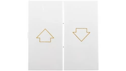 Simon 54 Klawisz do przycisku żaluzjowego SZP1M biały DKZP1/11