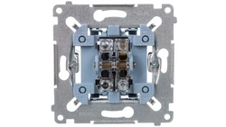 Simon 54 Przycisk pojedynczy zwierny mechanizm 10AX 250V, szybkozłącza, SP1M