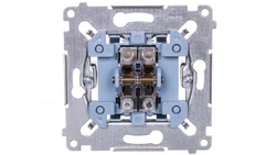 Simon 54 Przycisk podwójny zwierny mechanizm 10AX 250V, szybkozłącza, SP2M