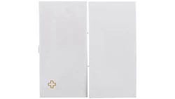 Simon 54 Klawisz do łącznika podwójnego schodowego SW6/2M antybakteryjny biały DKW6/2/AB11