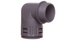 Dławnica kątowa do węża osłonowego PG29 IP68 SILVYN KLICK 90 stopni 29 szara 61801060