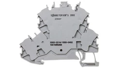 Złączka 2-piętrowa 2,5mm2 diodowa szara TOPJOBS 2002-2214/1000-492 /50szt./