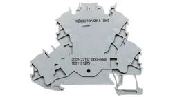 Złączka 2-piętrowa 2,5mm2 diodowa szara TOPJOBS 2002-2213/1000-488 /50szt./