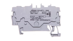 Złączka szynowa 3-przewodowa 1,0mm2 szara TOPJOBS 2000-1301