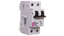 Wyłącznik nadprądowy 2P C 16A 10kA AC ETIMAT10 002133716