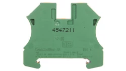 Złączka szynowa ochronna 4mm2 żółto-zielona WPE 4 1010100000