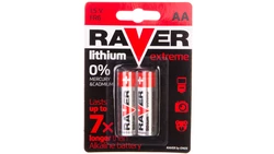 Bateria litowa LR6 / AA 1,5V RAVER EXTREME B7821 /blister 2szt./