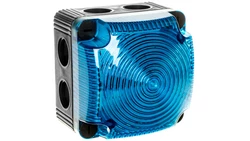 Sygnalizator ostrzegawczy niebieski 115-230V AC LED stały IP66 853.500.60