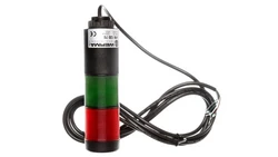 Kolumna sygnalizacyjna zielona/czerwona światło stałe 24V AC/DC IP65 LED Kompakt 37 LED 698.120.75