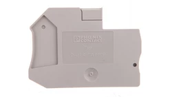 Pokrywa zamykająca szara D-UT 4-TWIN/ 1P 3045237 /50szt./