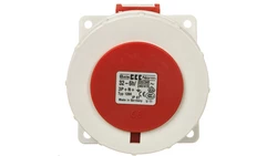 Gniazdo tablicowe skośne 32A 5p 400V 6h IP67 1288