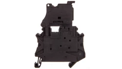Złączka szynowa z bezpiecznikiem 5x20 6,3A 2-przewodowa 4mm2 czarna UT 4-HESILA 250 3046100 /50szt./