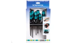 Zestaw wkrętaków, szczelinowych/krzyżowych-Phillips Recess, 6-częściowy z uchwytem SF-SL/PH SET 1212541