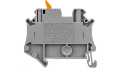 Złączka przelotowa 2-przewodowa z odłącznikiem nożowym 4mm2 szara UT 4-MTL-P/P 3046146 /50szt./
