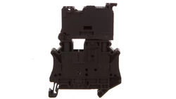 Złączka szynowa z bezpiecznikiem 6,3x32 2-przewodowa 6mm2 czarna LED 24V /ACDC UT 6-HESILED 24 3046414 /50szt./