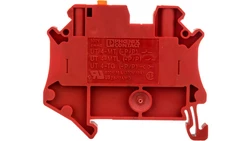 Złączka przelotowa 2-przewodowa z odłącznikiem nożowym 4mm2 czerwona UT 4-MT-P/P RD 3057254 /50szt./